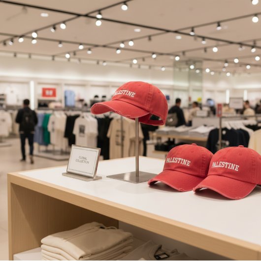 パレスチナ 刺繍入りキャップ