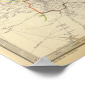 パレスチナ、隣接する地域 ポスター (角)