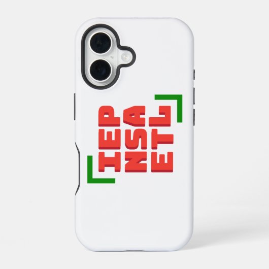 パレスチナ iPhone 16ケース (裏面)