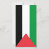 パレスティナからのハッピーホリデーズカード シーズンカード (裏面)