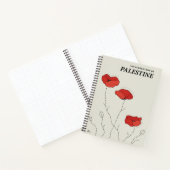 パレスティナのケシのノート ノートブック (内部)