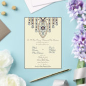 パレスティナのタスリーアクリル結婚招待状 アクリル招待状 (インサイチュ (ウェディング))