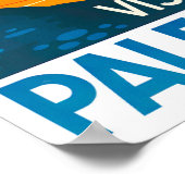 パレスティナのヴィンテージ旅行 ポスター (角)