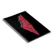 パレスティナの地図スイカ |無料のパレスチナ ノートブック (右側)