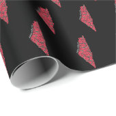 パレスティナの地図スイカ |無料のパレスチナ ラッピングペーパー (ロールコーナー)