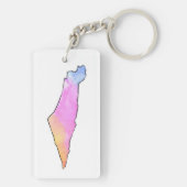 パレスティナカラフルキーチェーン キーホルダー (裏面)