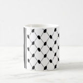 パレスティナケフィエパターンスカーフ コーヒーマグカップ (中央)