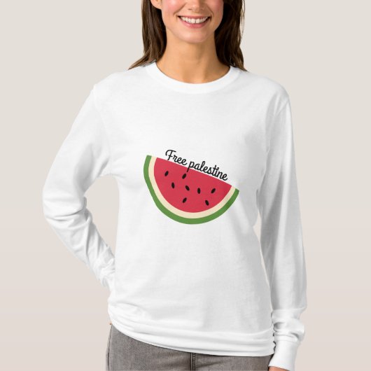 パレスティナスイカ Tシャツ (正面)