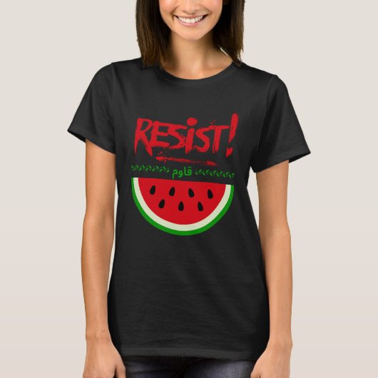 パレスティナスイカTシャツ Tシャツ (正面)