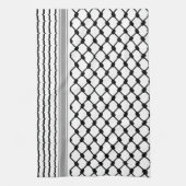 パレスティナハッタケフィエクフィヤフォーク(2パターン) キッチンタオル (縦)