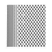 パレスティナハッタケフィエクフィヤフォーク(2パターン) ノートパッド (正面)