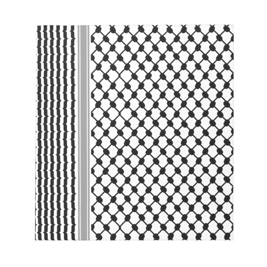 パレスティナハッタケフィエクフィヤフォーク(2パターン) ノートパッド (正面)