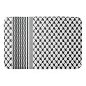 パレスティナハッタケフィエクフィヤフォーク(2パターン) バスマット (正面)