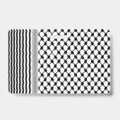 パレスティナハッタケフィエクフィヤフォーク（2パターン） バッジ (Back)