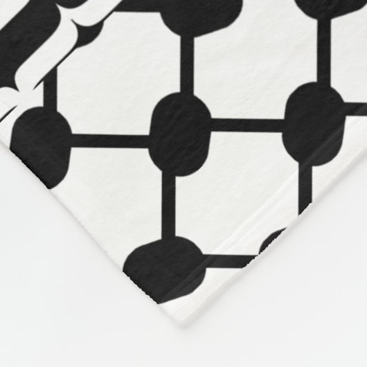 パレスティナハッタケフィエクフィヤフォーク(2パターン) フリースブランケット (角)