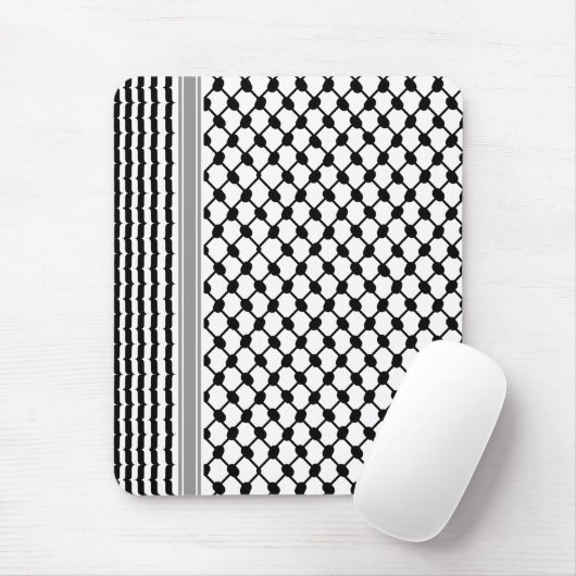 パレスティナハッタケフィエクフィヤフォーク(2パターン) マウスパッド (マウス)