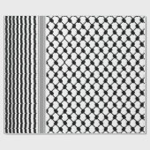 パレスティナハッタケフィエクフィヤフォーク(2パターン) ラッピングペーパー (フラット)