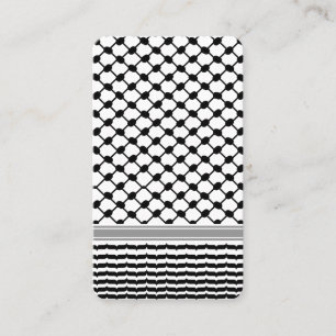 パレスティナハッタケフィエクフィヤフォーク(2パターン) 名刺