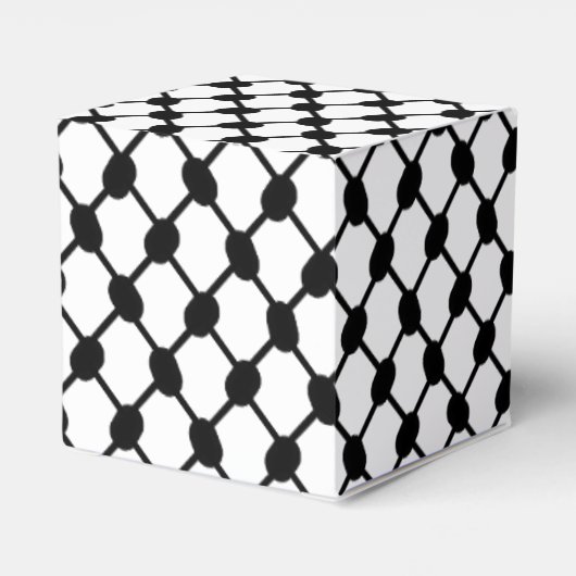 パレスティナハッタケフィエーありがとう結婚式の引き出物 フェイバーボックス (裏面サイド)