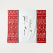 パレスティナパターンヘンナ写真館 タペストリー (正面(横))