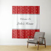 パレスティナパターンヘンナ写真館 タペストリー (インサイチュ)