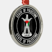 パレスティナラウンドエンブレム メタルオーナメント (右)