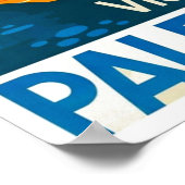 パレスティナヴィンテージ旅行を訪れる ポスター (角)