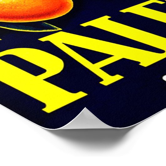 パレスティナヴィンテージ旅行を訪れる ポスター (角)