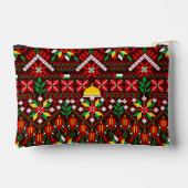 パレスティナータトレ伝統的ス刺繍 アクセサリーポーチ (裏面)