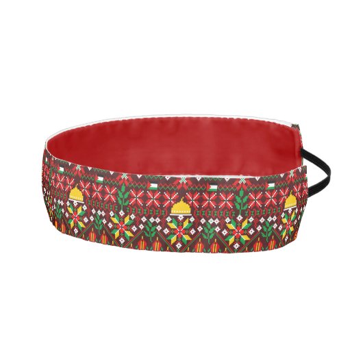 パレスティナータトレ伝統的ス刺繍 アスレチックヘッドバンド (右)