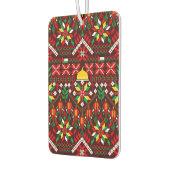 パレスティナータトレ伝統的ス刺繍 カーエアーフレッシュナー (左)