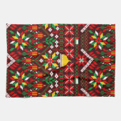 パレスティナータトレ伝統的ス刺繍 キッチンタオル (横)