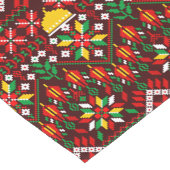 パレスティナータトレ伝統的ス刺繍 ショートテーブルランナー (コーナー)