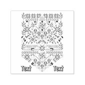 パレスティナータトレ伝統的ス刺繍 セルフインキングスタンプ (デザイン)