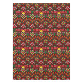 パレスティナータトレ伝統的ス刺繍 テーブルクロス (正面)