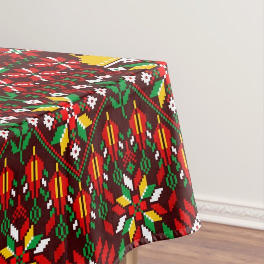 パレスティナータトレ伝統的ス刺繍 テーブルクロス (インサイチュ)