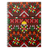 パレスティナータトレ伝統的ス刺繍 ノートブック (正面)