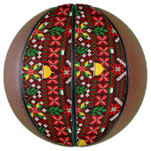 パレスティナータトレ伝統的ス刺繍 バスケットボール (縦)