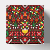 パレスティナータトレ伝統的ス刺繍 フェイバーボックス (上部)