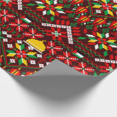 パレスティナータトレ伝統的ス刺繍 ラッピングペーパー (角)