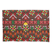 パレスティナータトレ伝統的ス刺繍 枕カバー (正面)