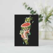 パレスティナ伝統的マップのパレスチナの要素 ポストカード (スタンド正面)