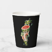 パレスティナ伝統的マップのパレスチナの要素 紙コップ (裏面)