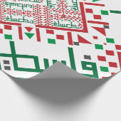 パレスティナ刺繍タスリーズパターン ラッピングペーパー (角)