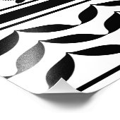 パレスティナ国旗とケフィヨンパターンの地図 フォトプリント (角)