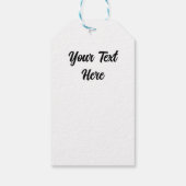 パレスティナ抵抗拳でスイカのシンボル ギフトタグ (裏面)