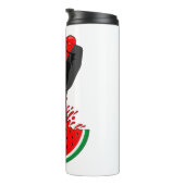 パレスティナ抵抗拳でスイカのシンボル タンブラー (回転右)