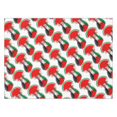 パレスティナ抵抗拳でスイカのシンボル テーブルクロス (正面(横))