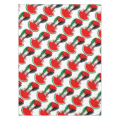 パレスティナ抵抗拳でスイカのシンボル テーブルクロス (正面)