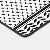 パレスティナ抵抗拳でスイカのシンボル デスクマット (コーナー)